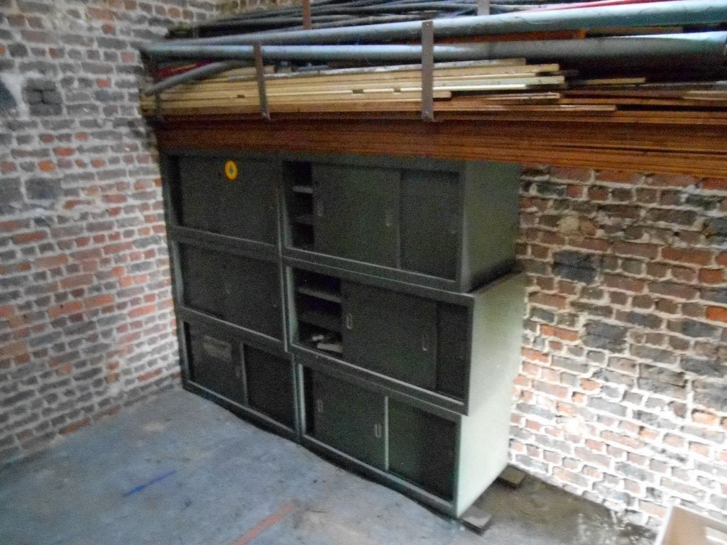 Bureaux anciens en métal, Maison & Meubles, Autres types, 120 cm, Métal, Utilisé