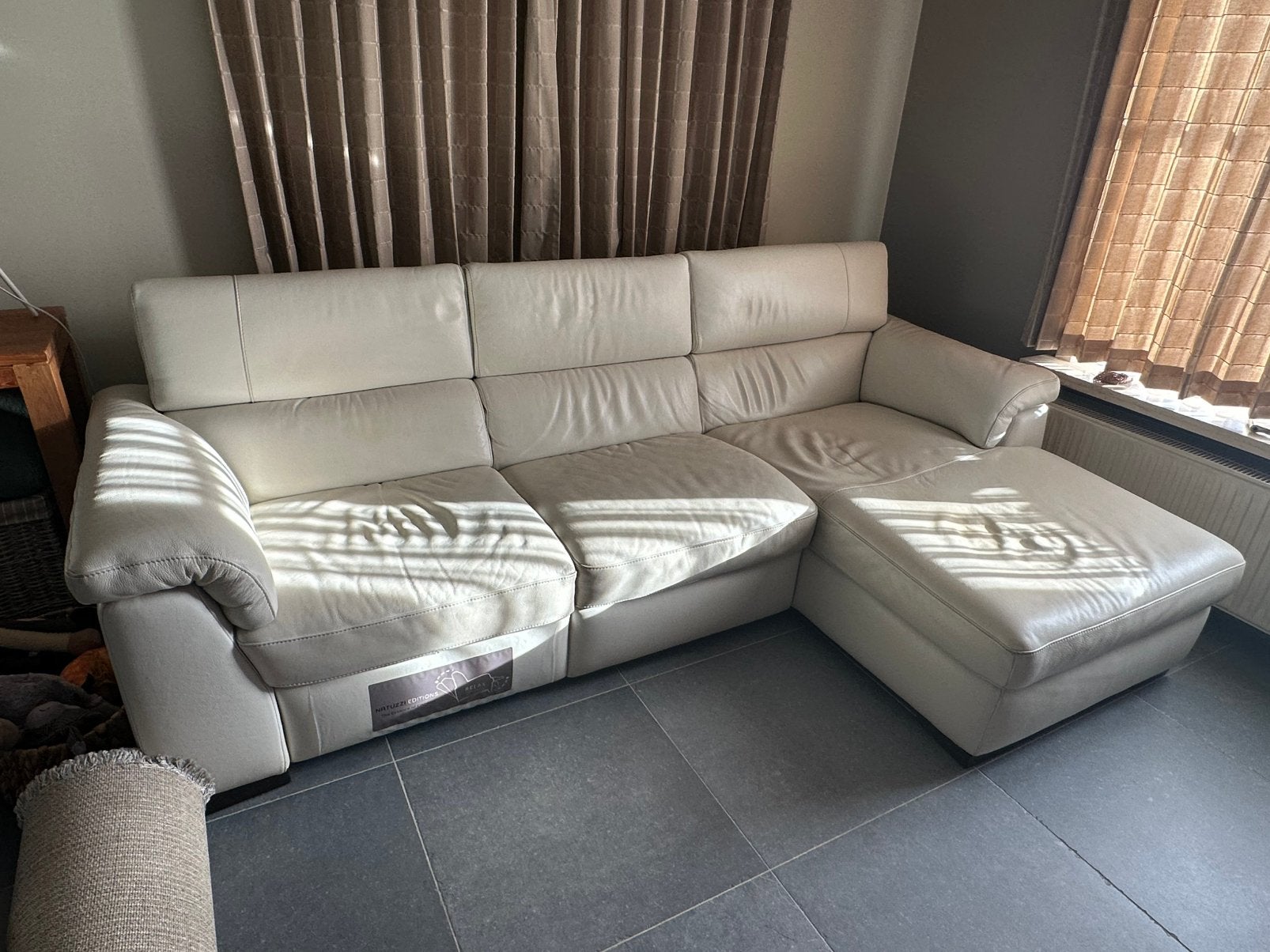 Zetel Natuzzi, Enlèvement, Utilisé, Cuir