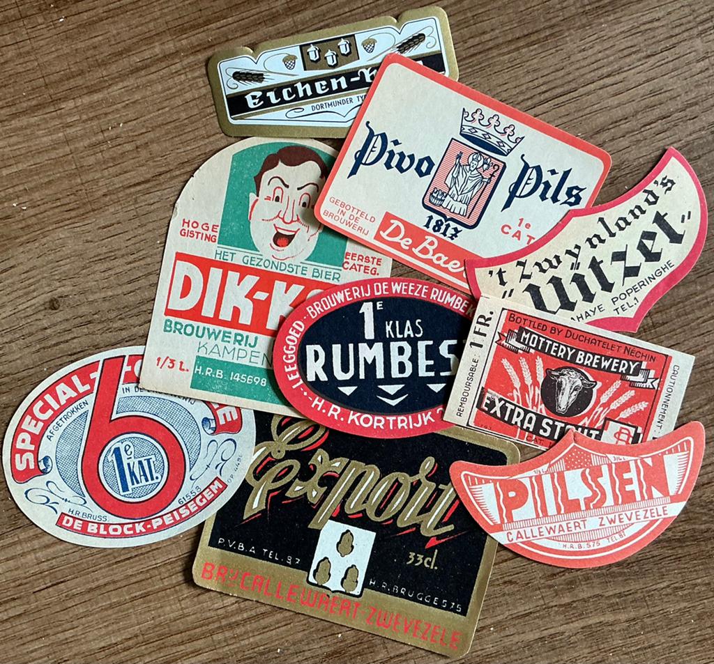 Lot d'étiquettes de bière, Enlèvement ou Envoi, Comme neuf, Autres types, Autres marques