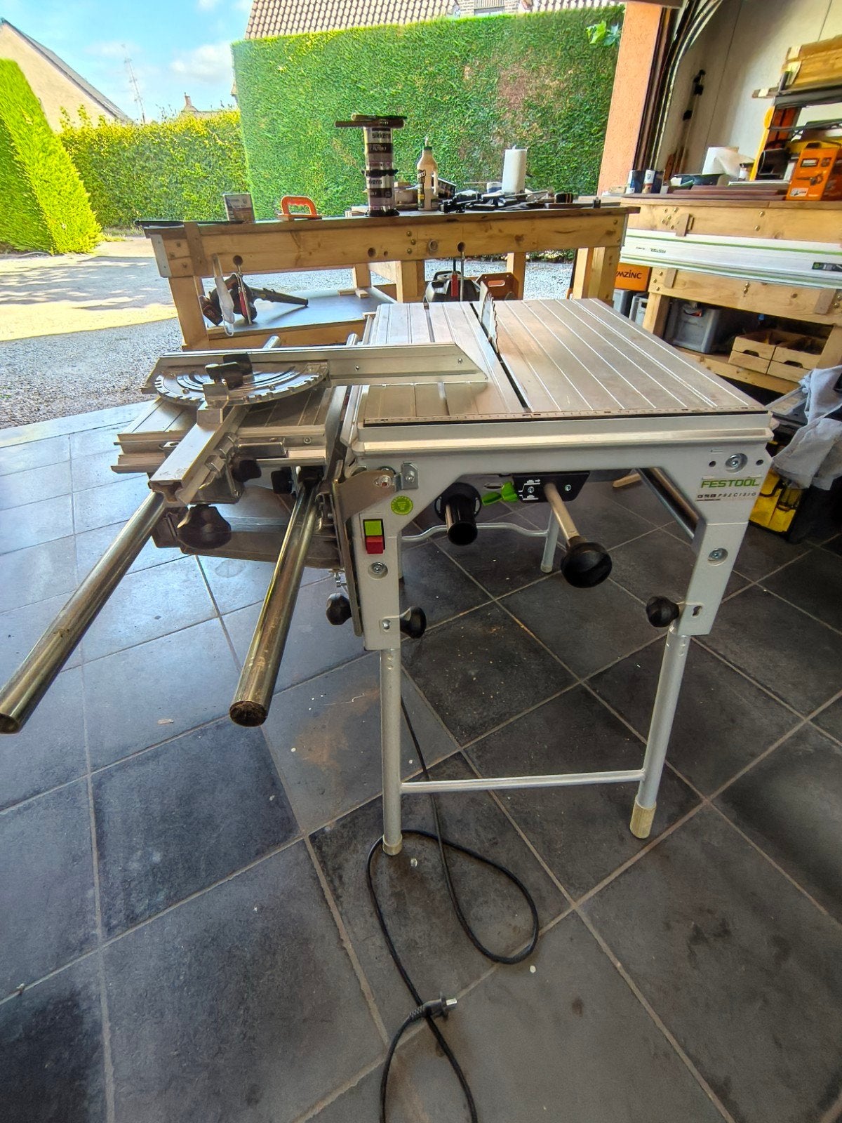 Festool zaagmachine  CS70EB precisio, Doe-het-zelf en Bouw, Ophalen, Cirkelzaag, Zo goed als nieuw, Andere