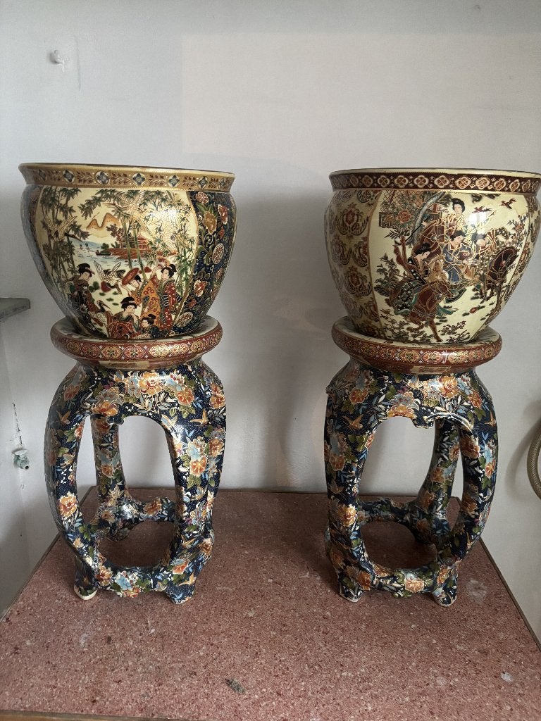 Vases chinois, Enlèvement, Comme neuf, Multicolore, Autres matériaux