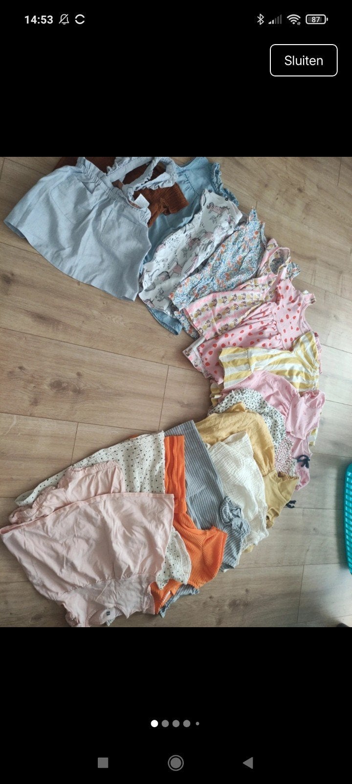 bundel zomerkleren maat 86 - 92, Enfants & Bébés, Enlèvement ou Envoi, Taille 92