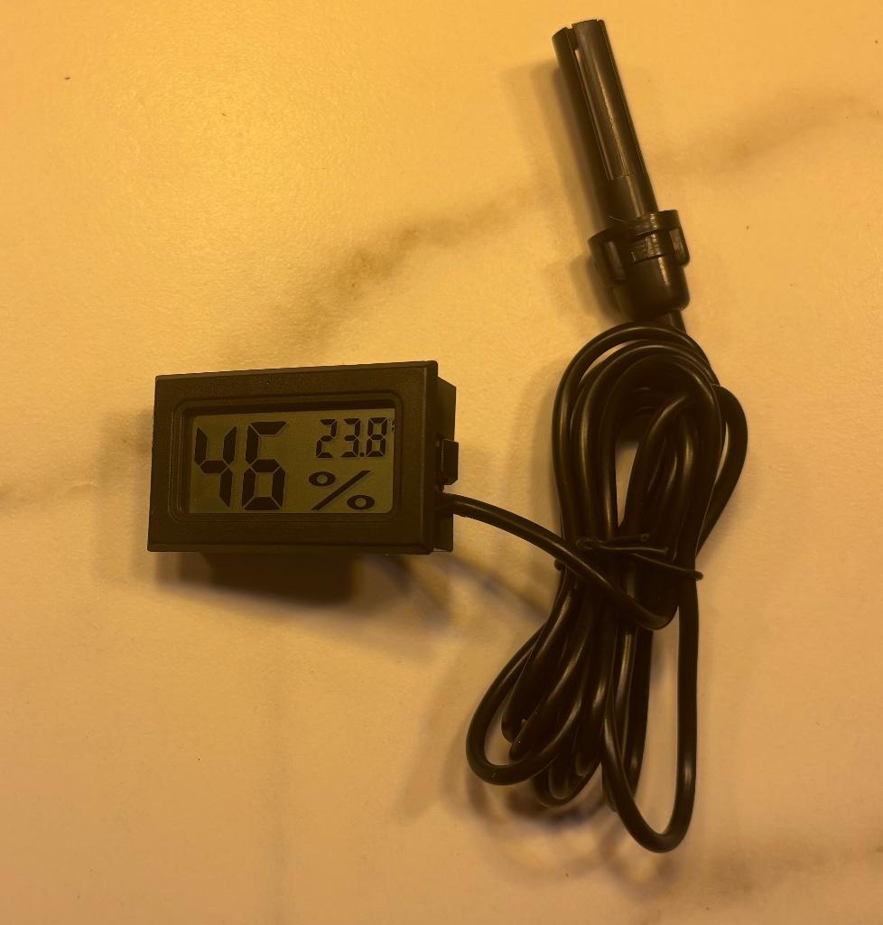 3 stuks Thermometer/ hygrometer met sensor