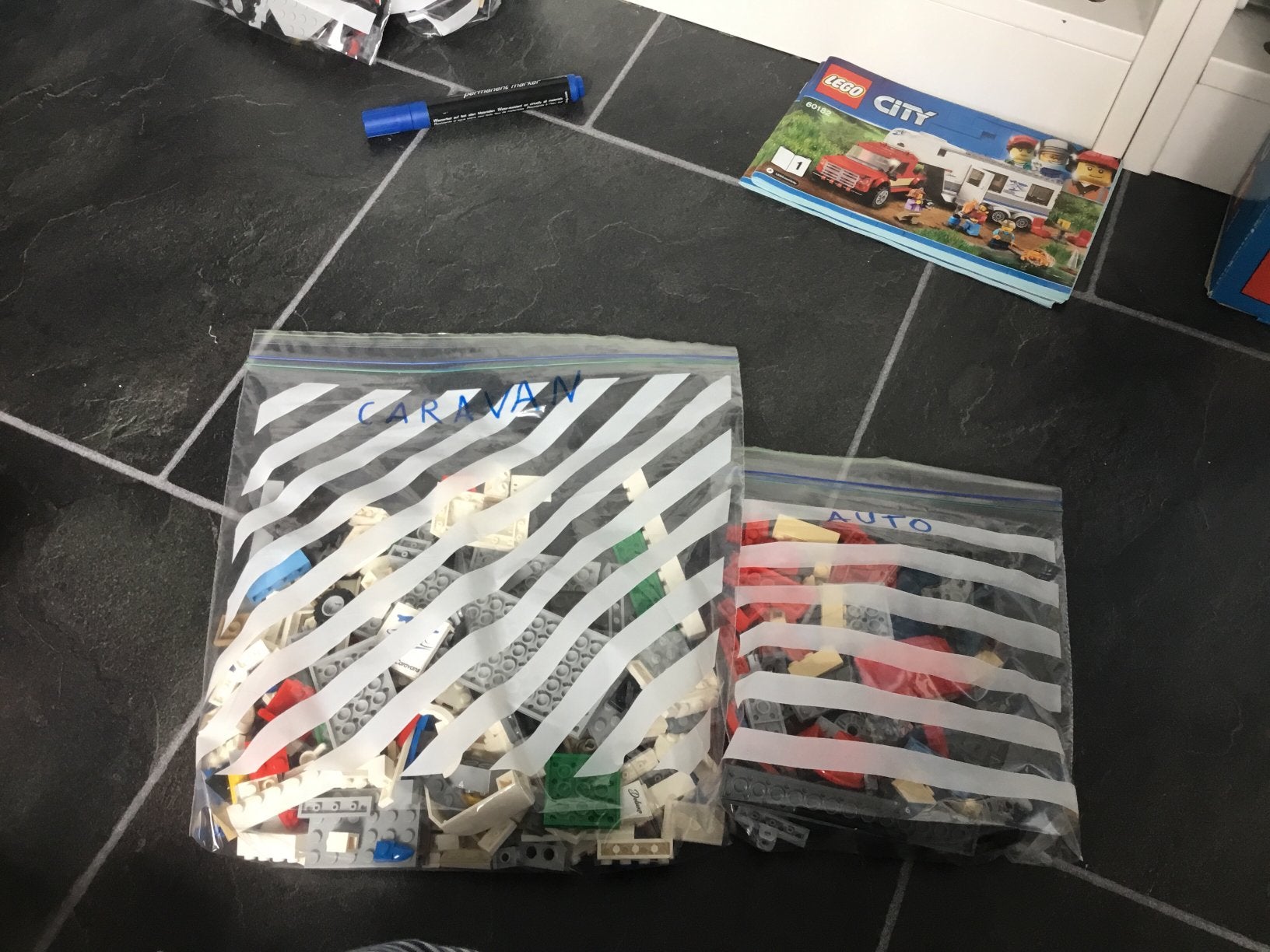 LEGO CITY caravan, Ophalen, Lego, Inclusief instructies, Complete set