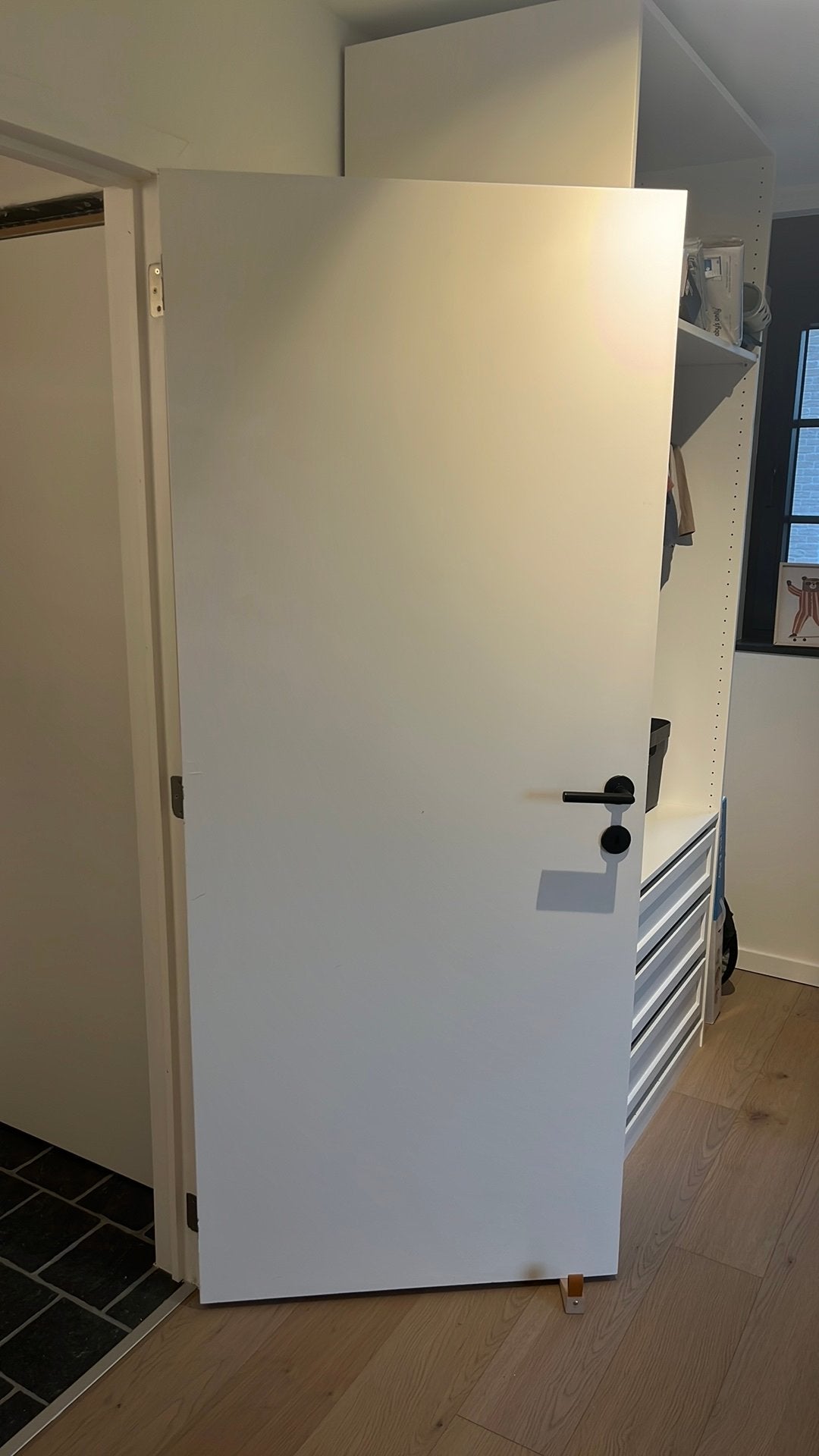 Verfdeuren, Bricolage & Construction, Fenêtres & Moustiquaires, Porte pliante, Enlèvement, 80 à 100 cm, Bois