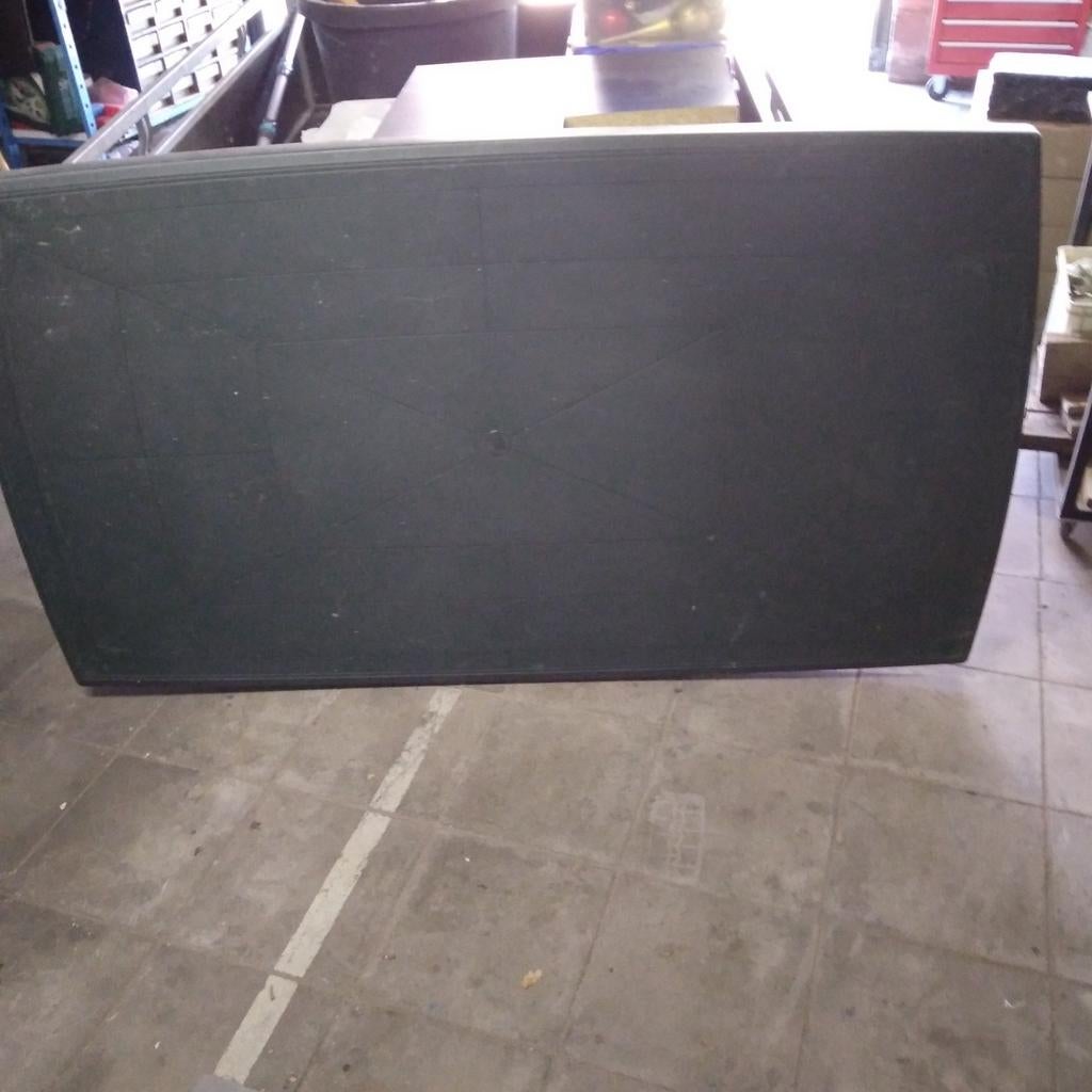 Table de jardin en plastique verte, Tuin en Terras, Tuintafels, Ophalen, Plastic