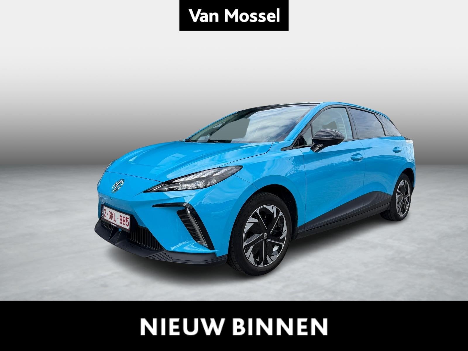 MG MG4 64 kWh Luxury, Auto's, Automaat, https://public.car-pass.be/vhr/9db672f6-db74-401d-9fad-3844784b54c5, Gebruikt, 1675 kg