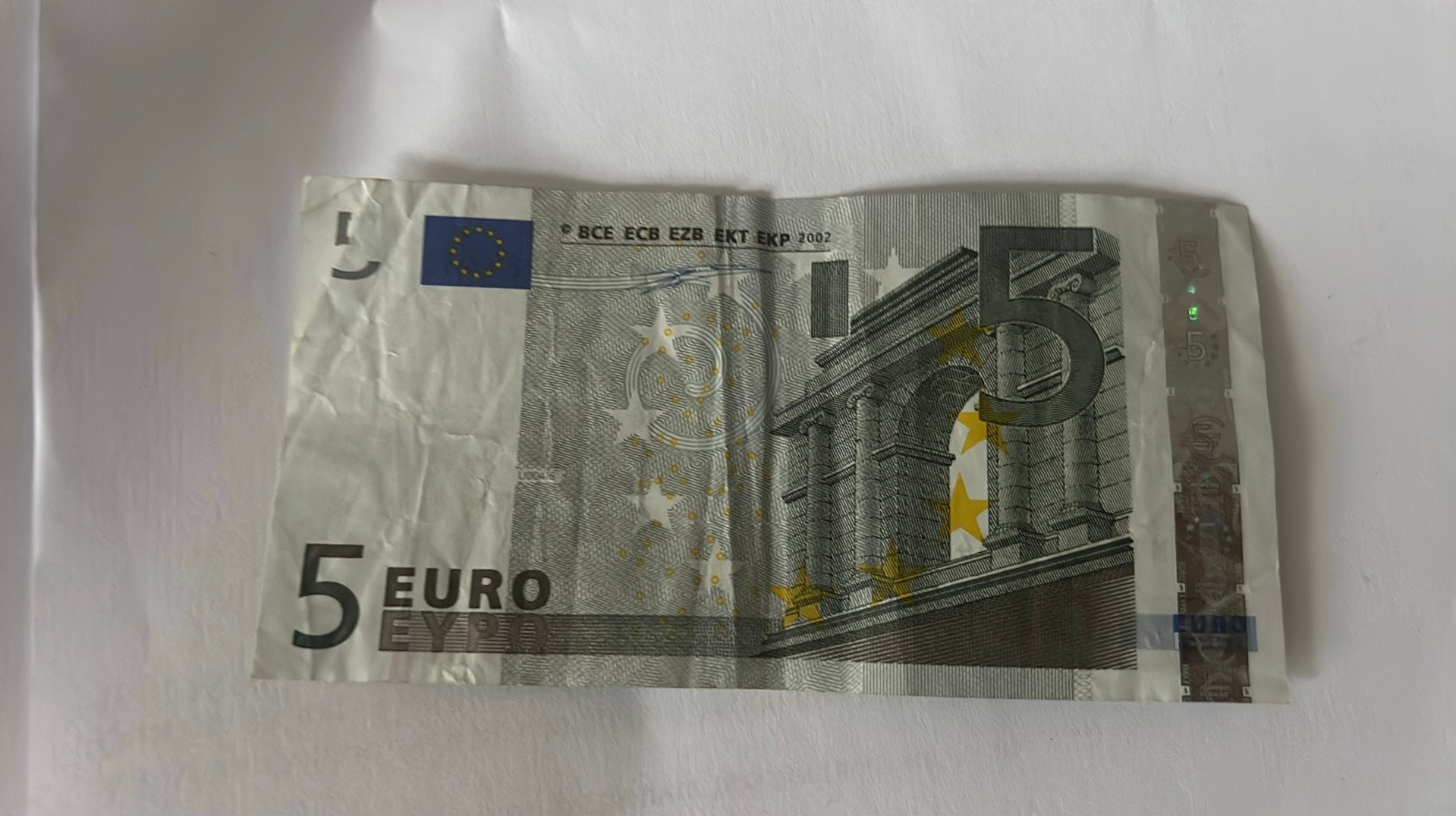 2 billets de banque 10 et 5 euroe 2002, Enlèvement ou Envoi, Autres pays, 10 euros