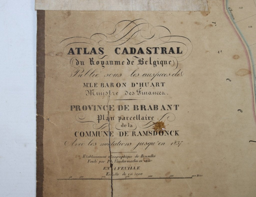 oude kaart van Ramsdonk, Ph. Vandermaelen, 19de eeuw, Ophalen