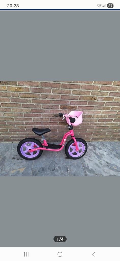 Loopfietsje Puky, Ophalen
