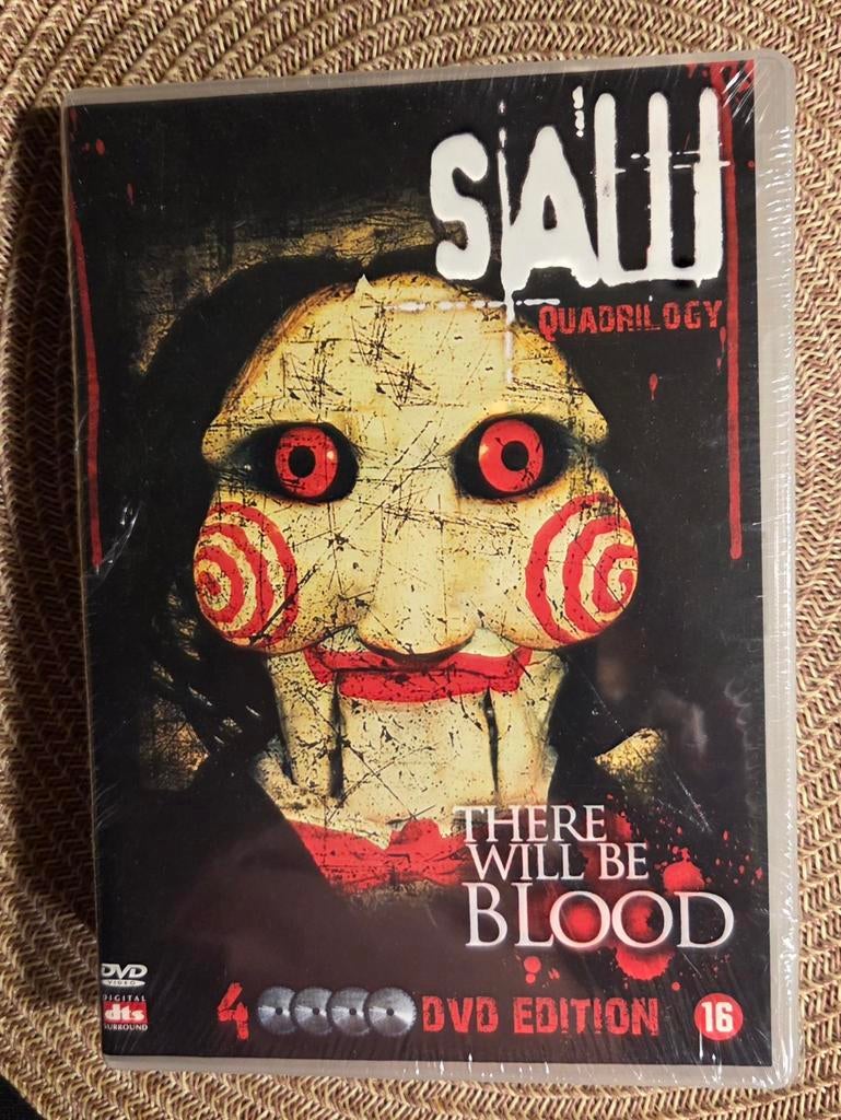 Saw Quadrilogy  / 4-Disc-DVD-Boxset (nieuw), CD & DVD, DVD | TV & Séries télévisées, À partir de 16 ans, Enlèvement ou Envoi, Neuf, dans son emballage
