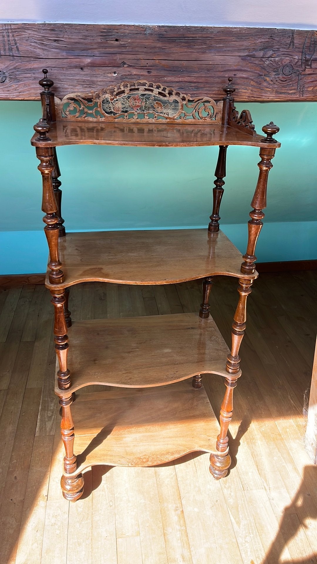 Antieke plank in Napoleon III/Victoriaanse, Ophalen