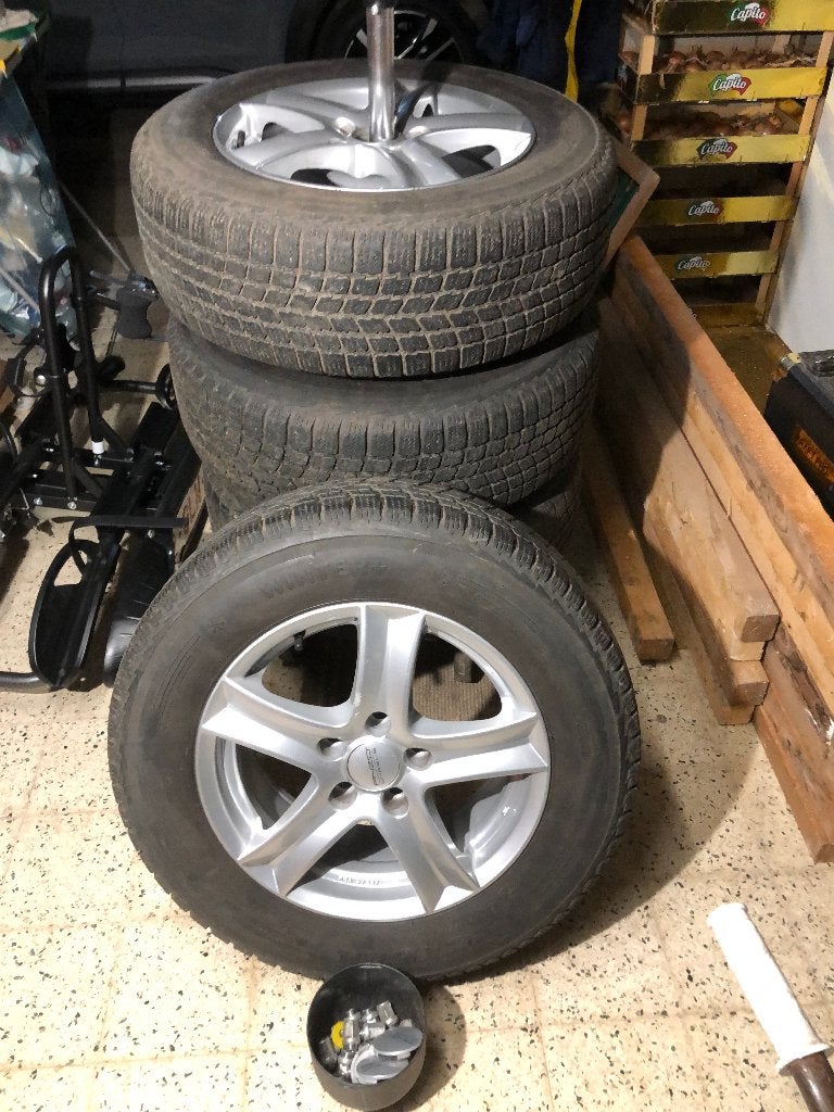 winterbanden, Auto-onderdelen, Banden en Velgen, Ophalen, 14 inch, Gebruikt, Banden en Velgen