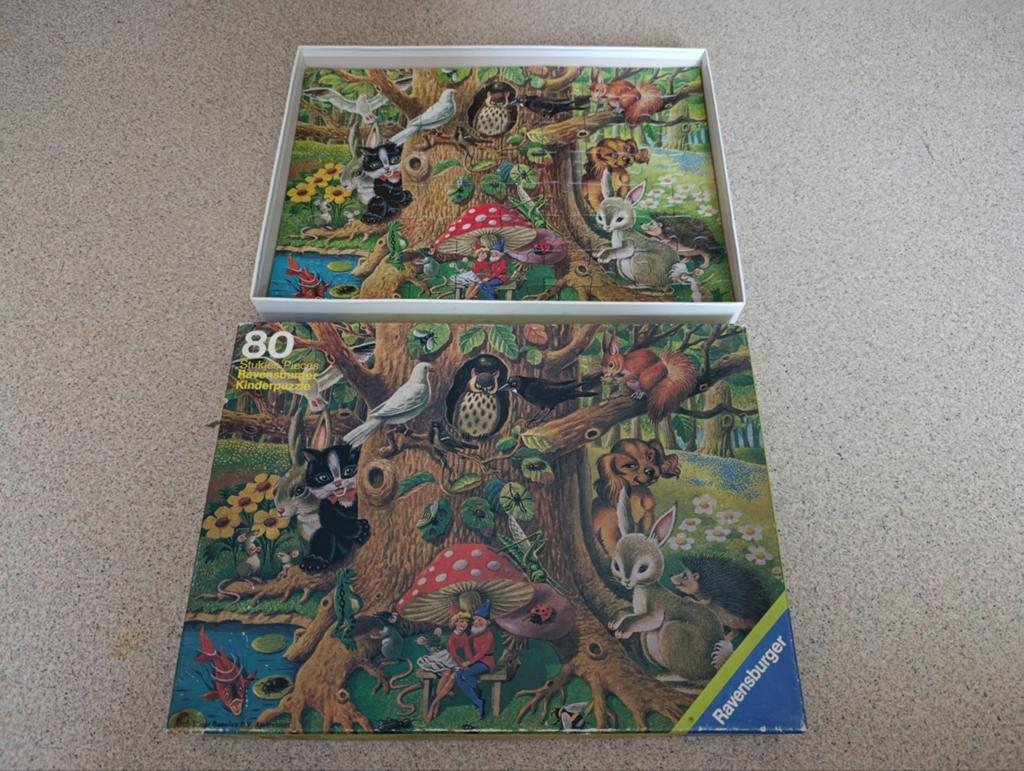 Vintage Ravensburger puzzel bosdieren 1974 – Otto Maier –, Ophalen