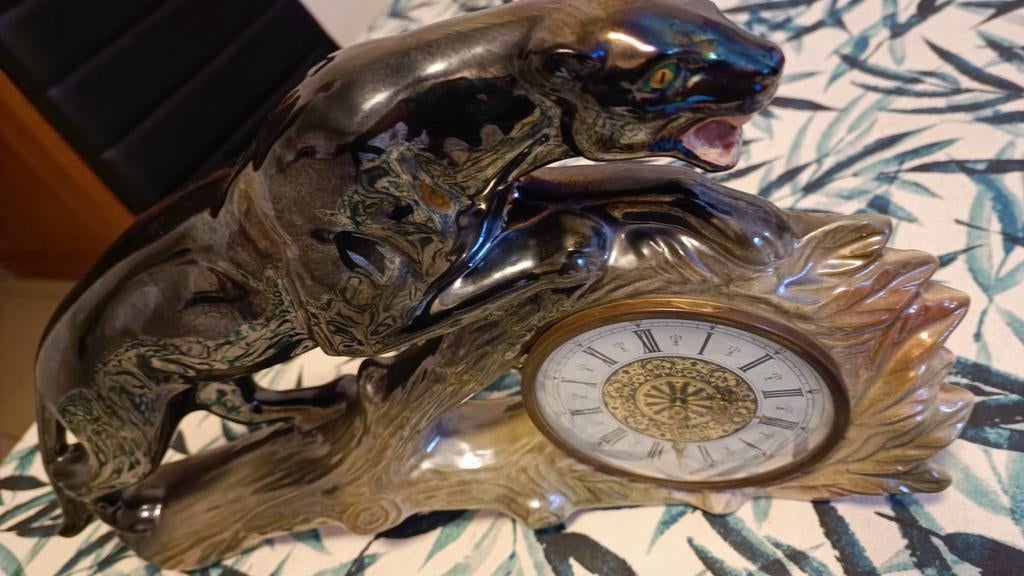 Superbe Horloge panthère, Autos : Pièces & Accessoires, Moteurs & Accessoires, Enlèvement