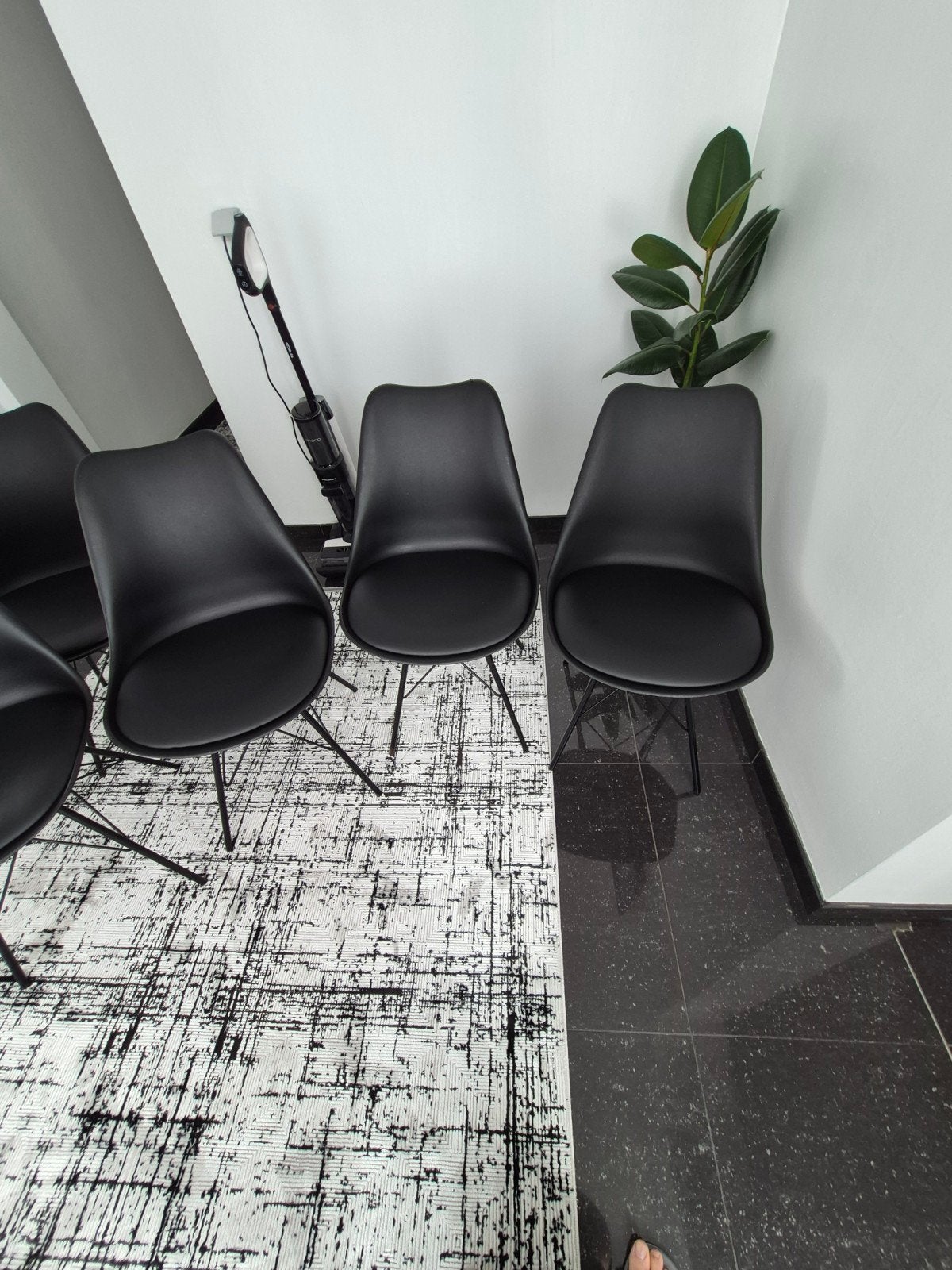 5 eeytkamer stoelen, Huis en Inrichting, Ophalen, Gebruikt, Zwart, Vijf, Zes of meer stoelen