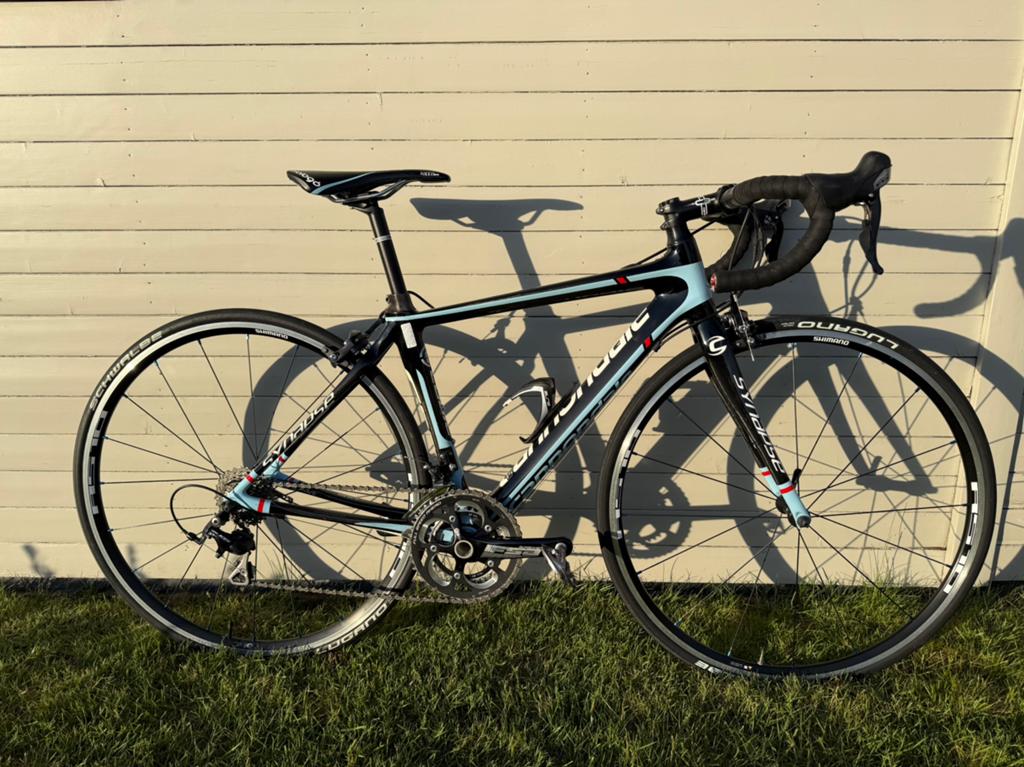 Nieuwstaat Cannondale Carbon koersfiets xs 48, 28 inch, Carbon, Minder dan 49 cm, Zo goed als nieuw
