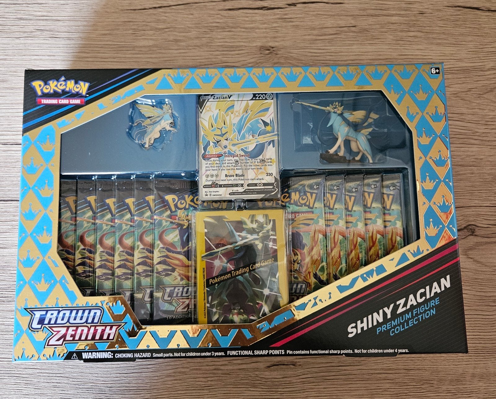 gesealde shiny zacian premium figure collection., Ophalen