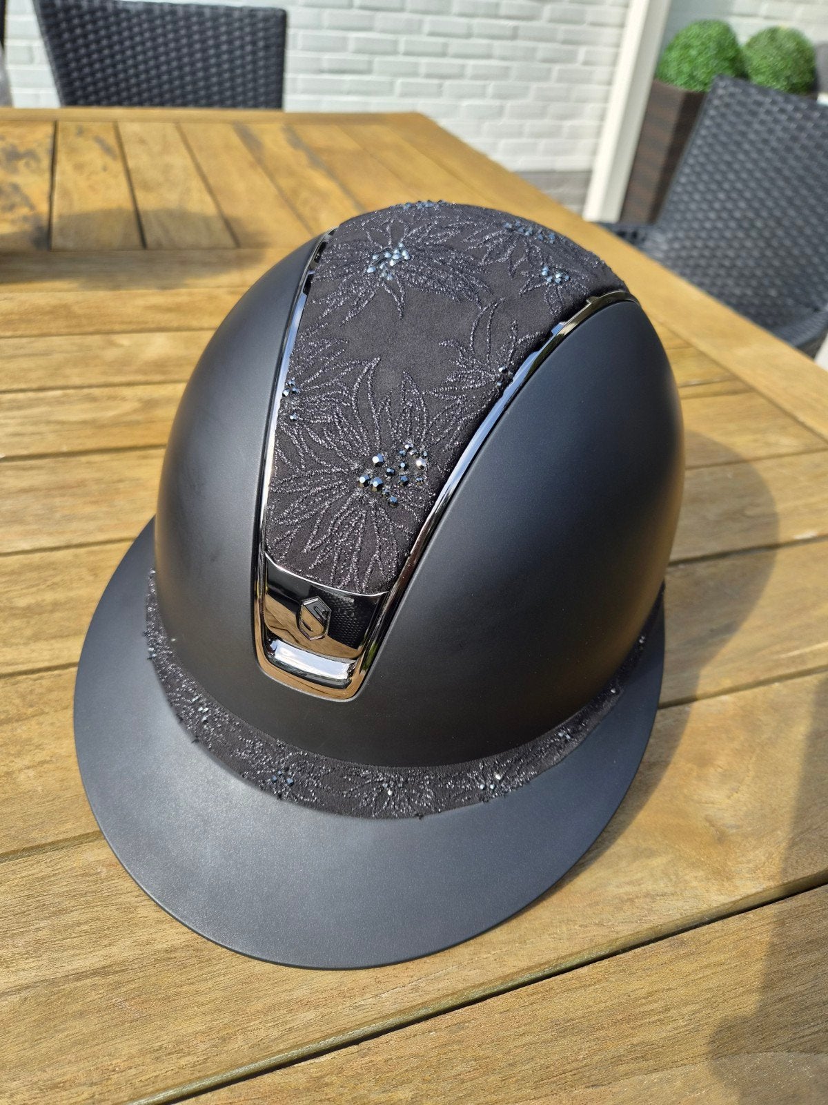 samshield helm, Animaux & Accessoires, Enlèvement ou Envoi, Noir, Polyvalence, Casque d'équitation/bombe