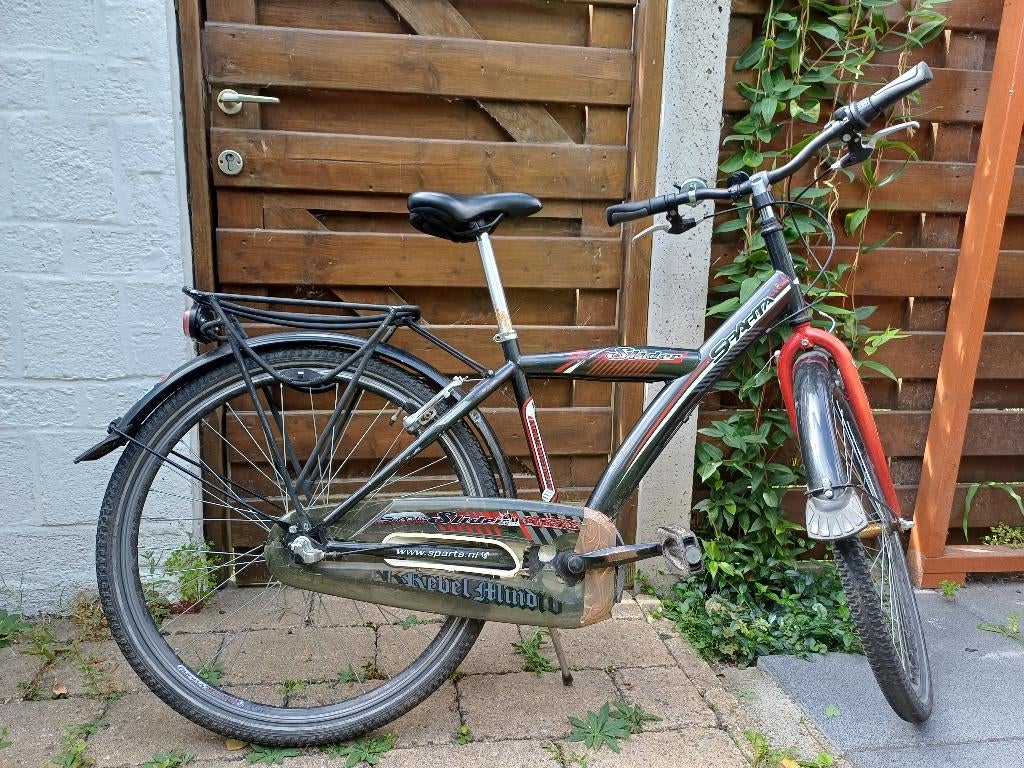 jongensfiets Sparta, Vélos & Vélomoteurs, Vélos | Cruisers & Lowriders, Sparta, Moins de 47 cm, Frein à rétropédalage, Acier