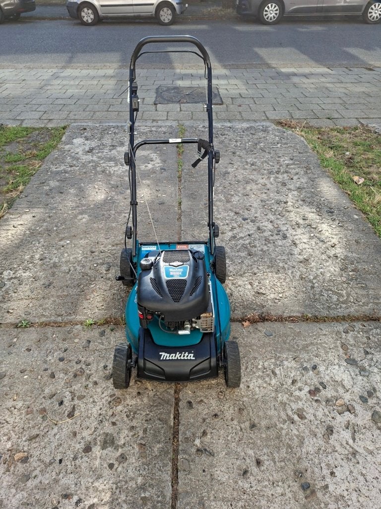 Makita PLM4620N Benzine Grasmaaier 46 cm – Zeer Goede Staat, Ophalen, Benzine, Gebruikt, Makita