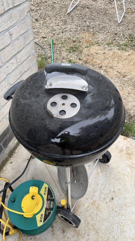 Barbecue à charbon Weber 47 cm avec couvercle, Enlèvement, Utilisé, Weber