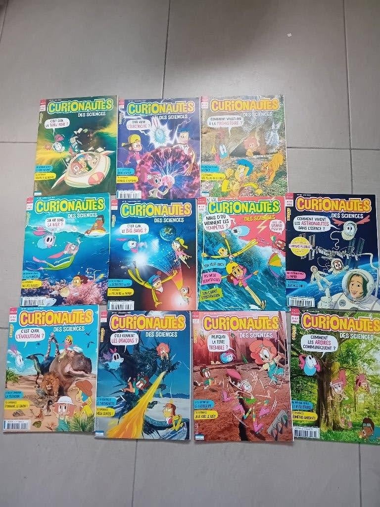 Lot 11 Magazines  Curionautes  Sciences 8-12 ans, Livres, Enlèvement, Comme neuf, Milan