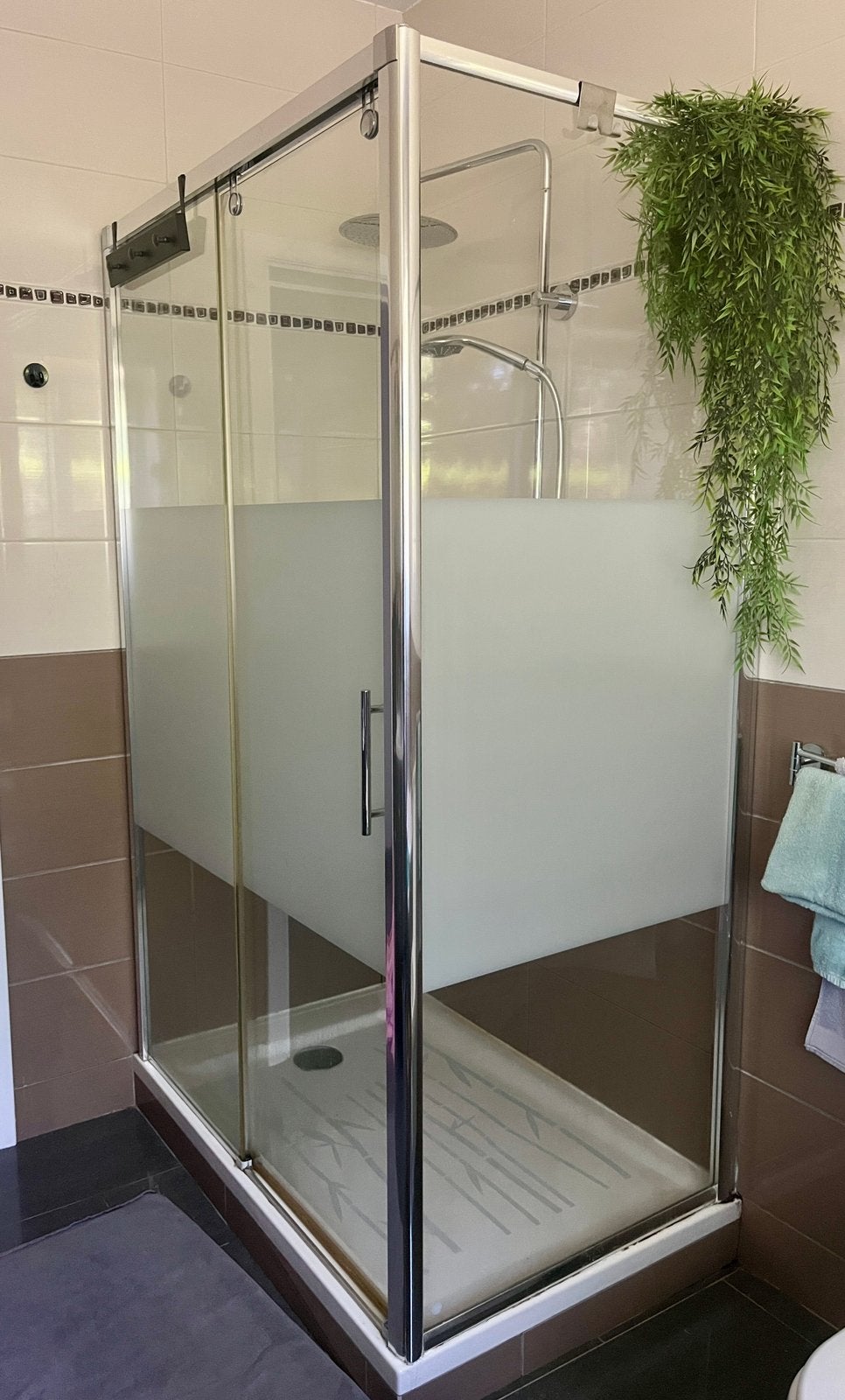 Cabine de Douche et bac receveur, Bricolage & Construction, Sanitaire, Enlèvement, Utilisé, Verre, Douche