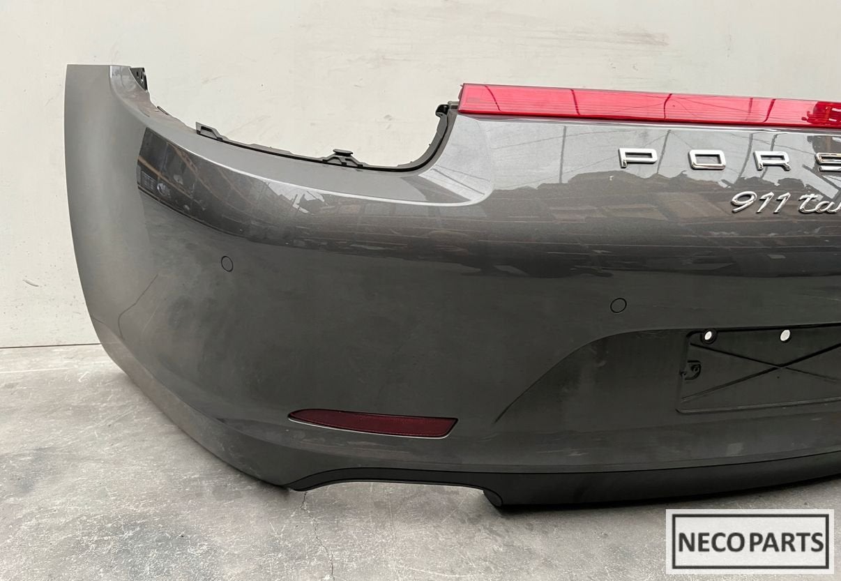 PORSCHE 991 ACHTERBUMPER M7S COMPLEEET ALLES LEVERBAAR!, Arrière, -, Porsche, Haillon arrière