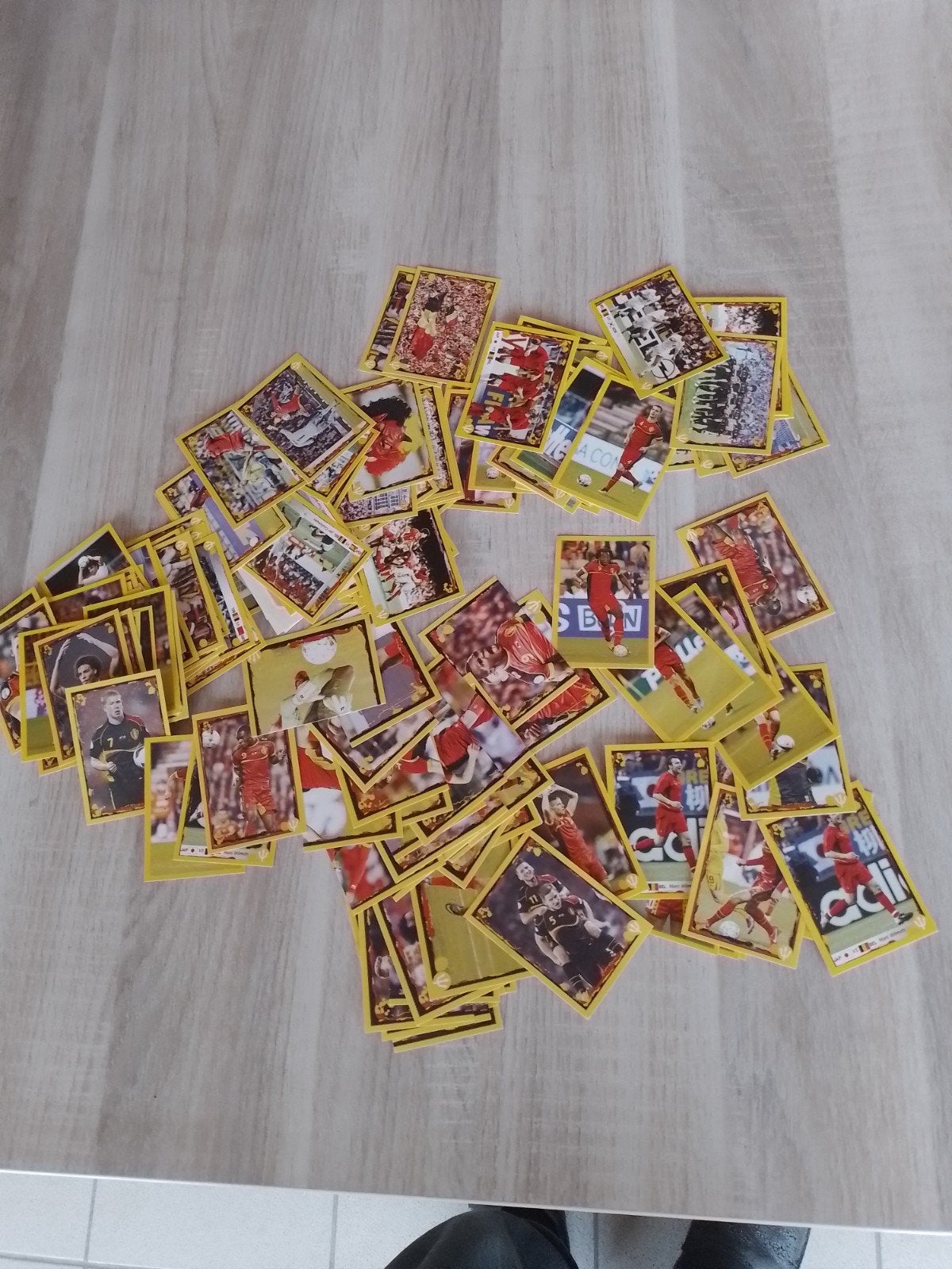 Lot Panini  Rode Duivels, Ophalen of Verzenden