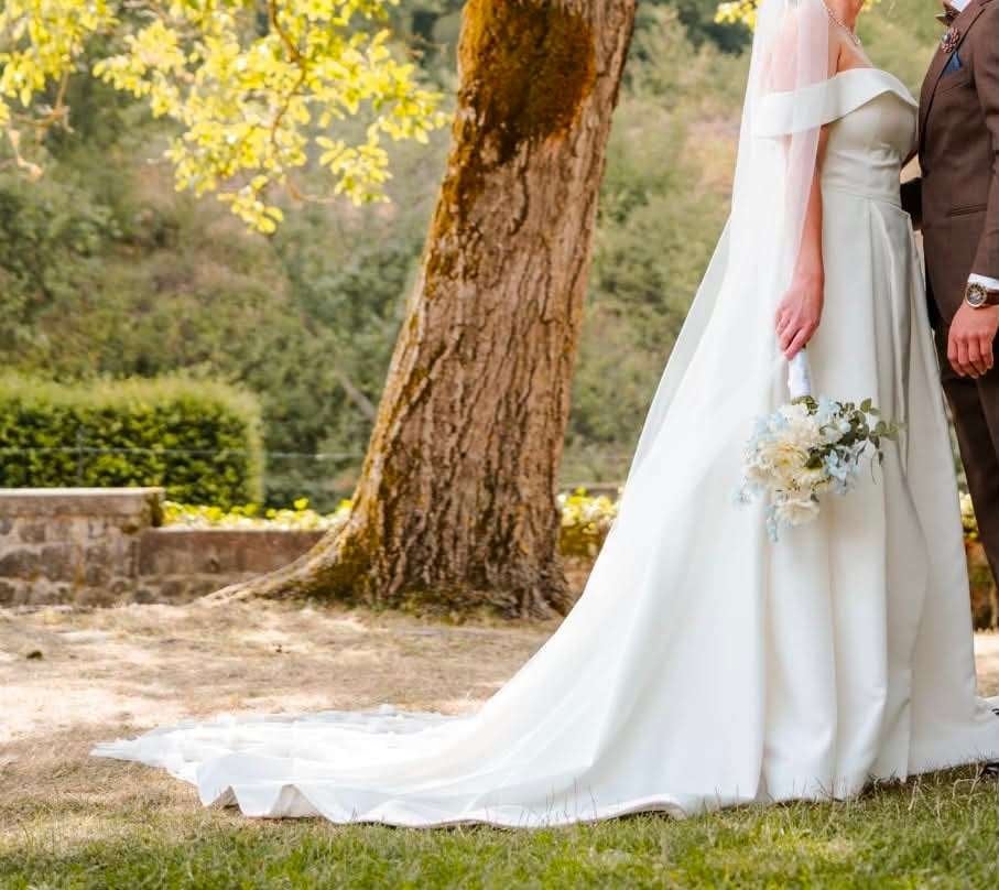 Robe de mariée, Vêtements | Femmes, Vêtements de mariage & Accessoires de mariage, Comme neuf, Robe de mariée, Blanc, Enlèvement