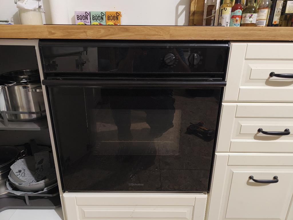 scholtes oven, Elektronische apparatuur, Gebruikt, Hete lucht, Oven met grill, Inbouw