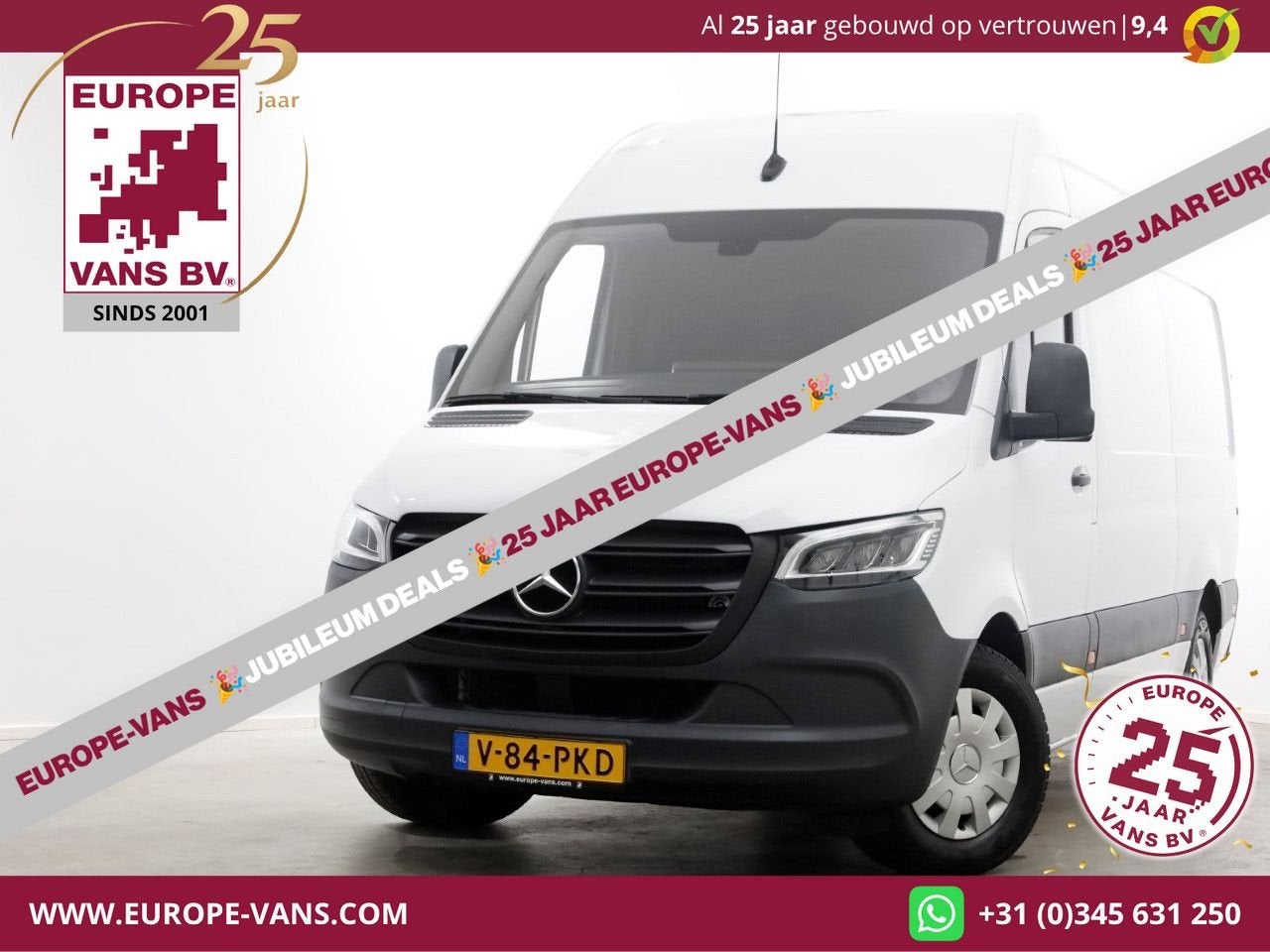 Mercedes-Benz Sprinter 315 CDI 150pk RWD L2H2 LED/Airco/CarP, 245 g/km, Wit, Mercedes-Benz, Bedrijf