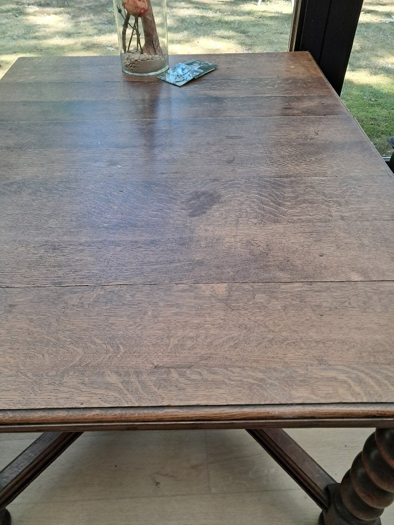 Antieke tafel, Ophalen