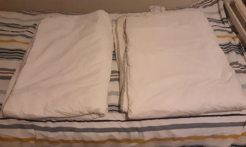 donsdeken, Lit double, Enlèvement, Blanc, IKEA