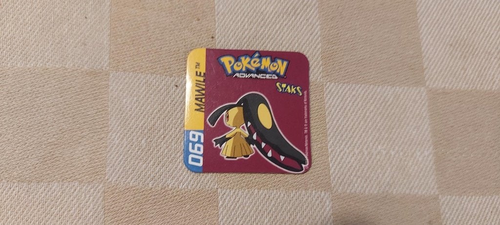 pokemon magneet panini staks Mawile uit 2003, Hobby en Vrije tijd, Ophalen of Verzenden, Nieuw, Overige typen