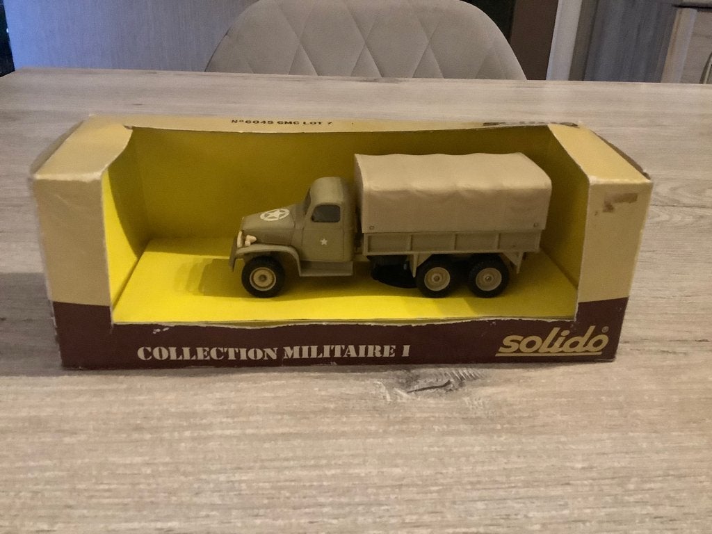 Camion miniature Solido Militaire 1 GMC (Nouveau), Enlèvement ou Envoi, Neuf, Bus ou Camion, Autres marques