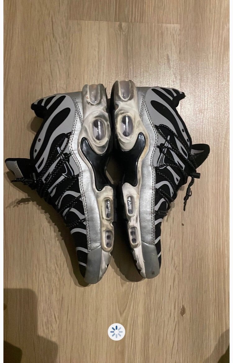White/black nike tns, Kleding | Heren, Zwart, Ophalen of Verzenden, Zo goed als nieuw, Sneakers
