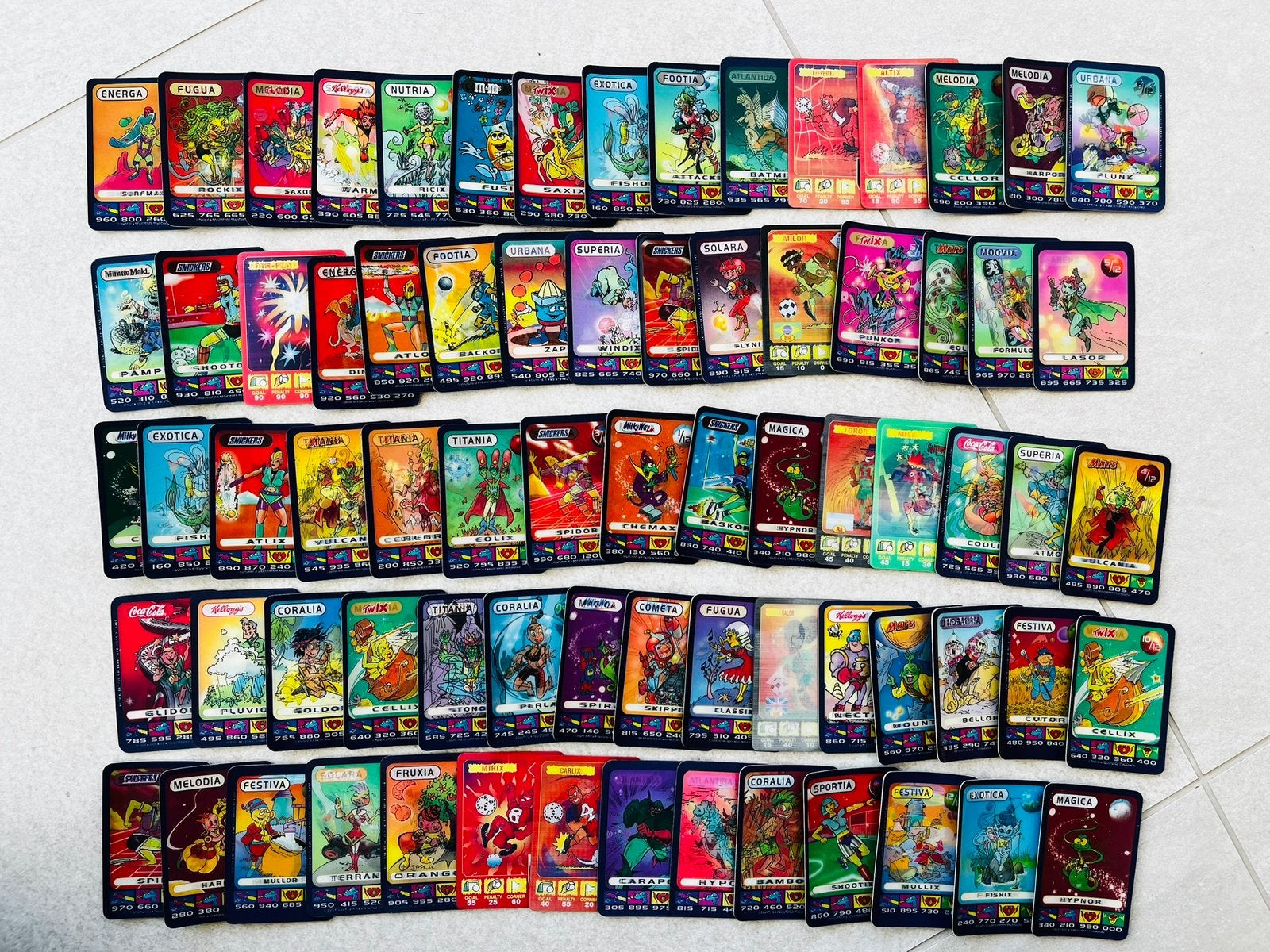 Cartes à collectionner - 74 cartes Spacix, Enlèvement ou Envoi, Comme neuf