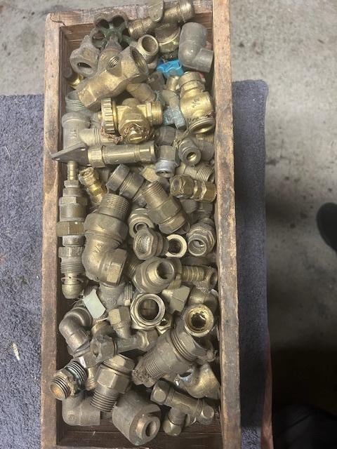 Messing koppelingen, Doe-het-zelf en Bouw, Metalen, Ophalen, Nieuw, Koper of Messing