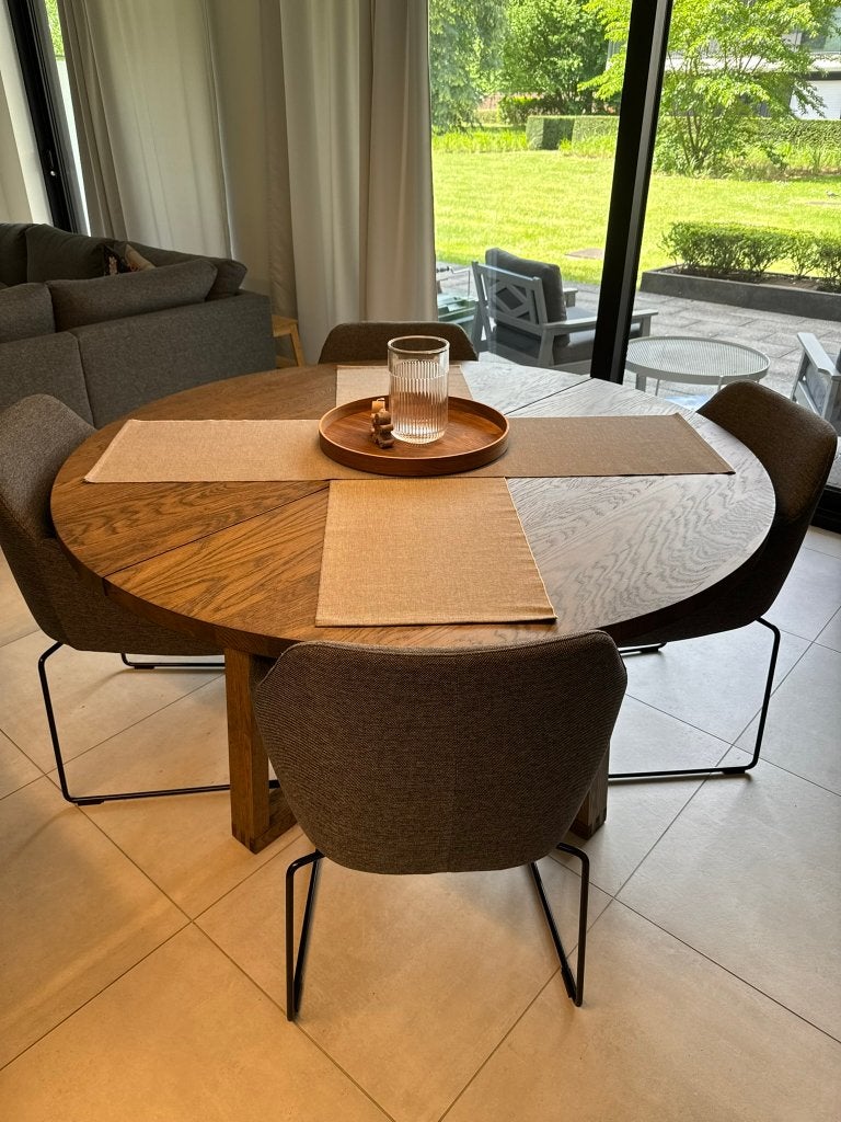 Dining, Ophalen, 100 tot 150 cm, Zo goed als nieuw, Modern