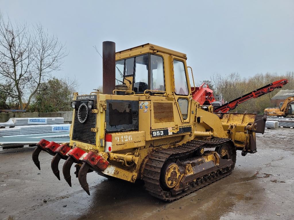 Chargeuse Caterpillar 953  + éventreur / Ripper, Enlèvement, Bulldozer