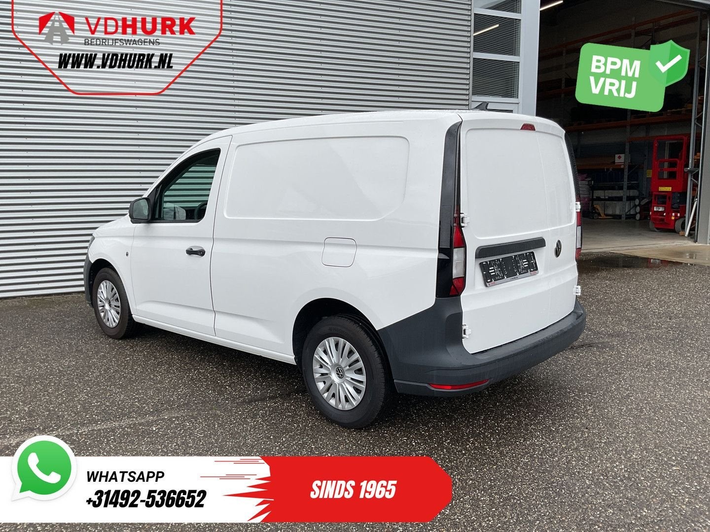 Volkswagen Caddy Cargo 2.0 TDI 100 pk Omvormer/ Sortimo/ Cru, Electronic Stability Program (ESP), Wit, Bedrijf, Te koop