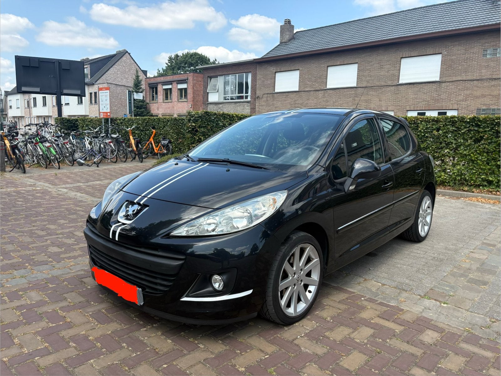 Peugoet 207 sport 1.4 benzine met keuring, Auto's, Euro 5, Zwart, Handgeschakeld, Particulier