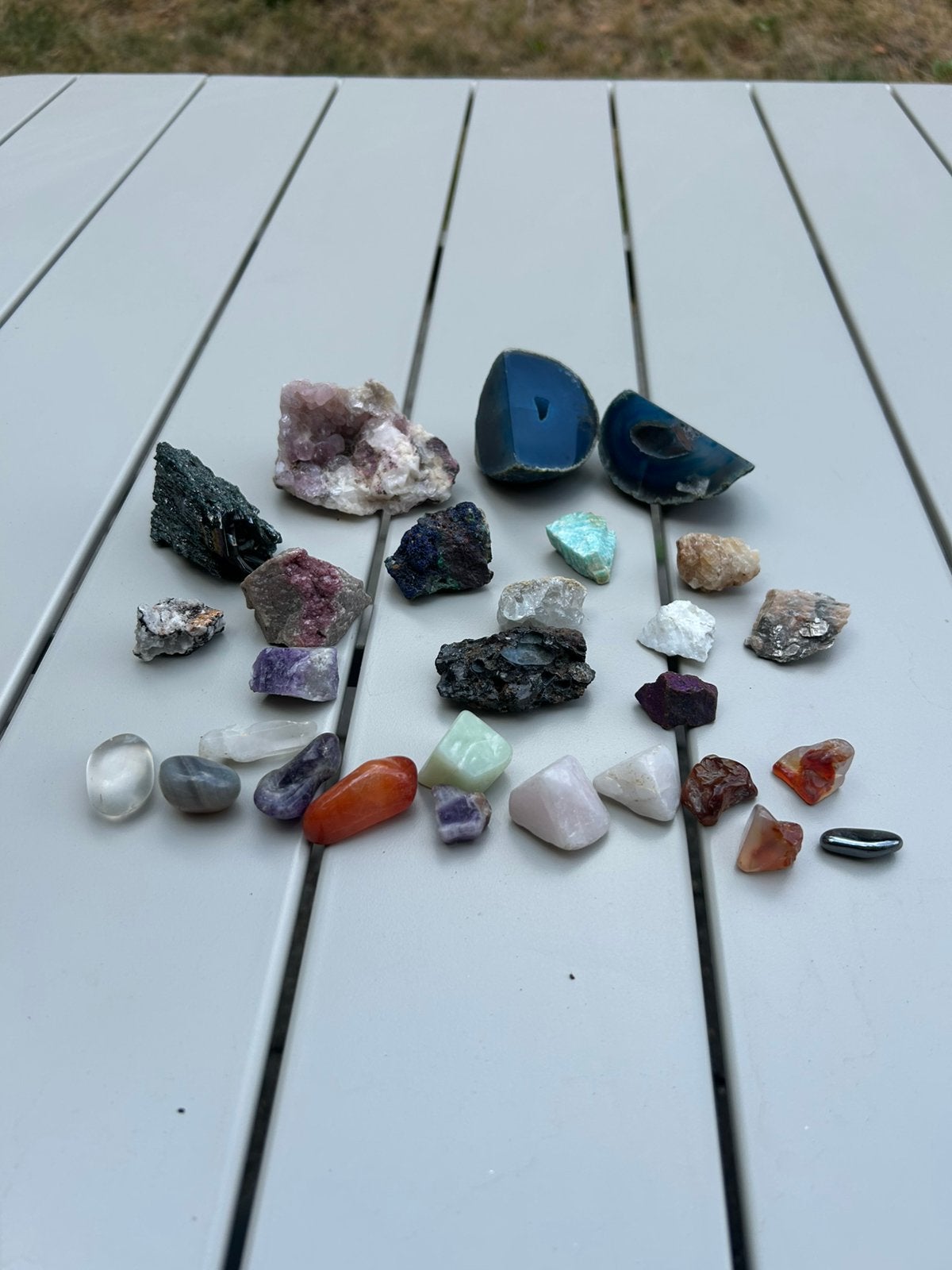 collectie stenen, Ophalen