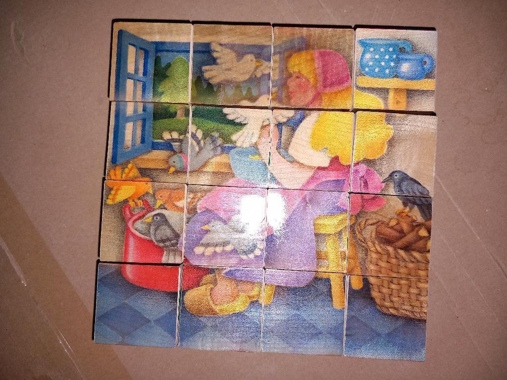 Houten blokpuzzel sprookjes, Enlèvement, Utilisé