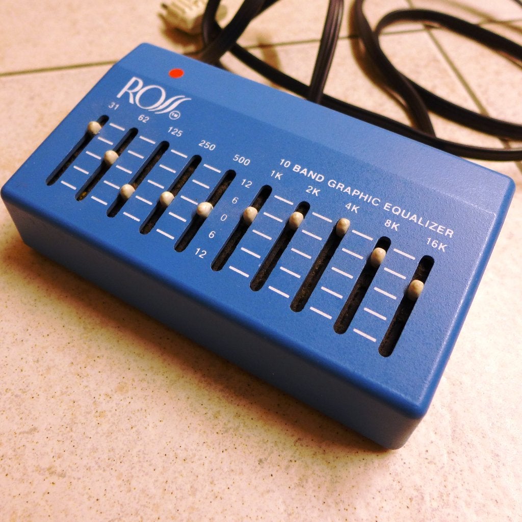 Ross vintage effectpedaal 10 band graphic equalizer, Ophalen of Verzenden, Zo goed als nieuw, Equalizer
