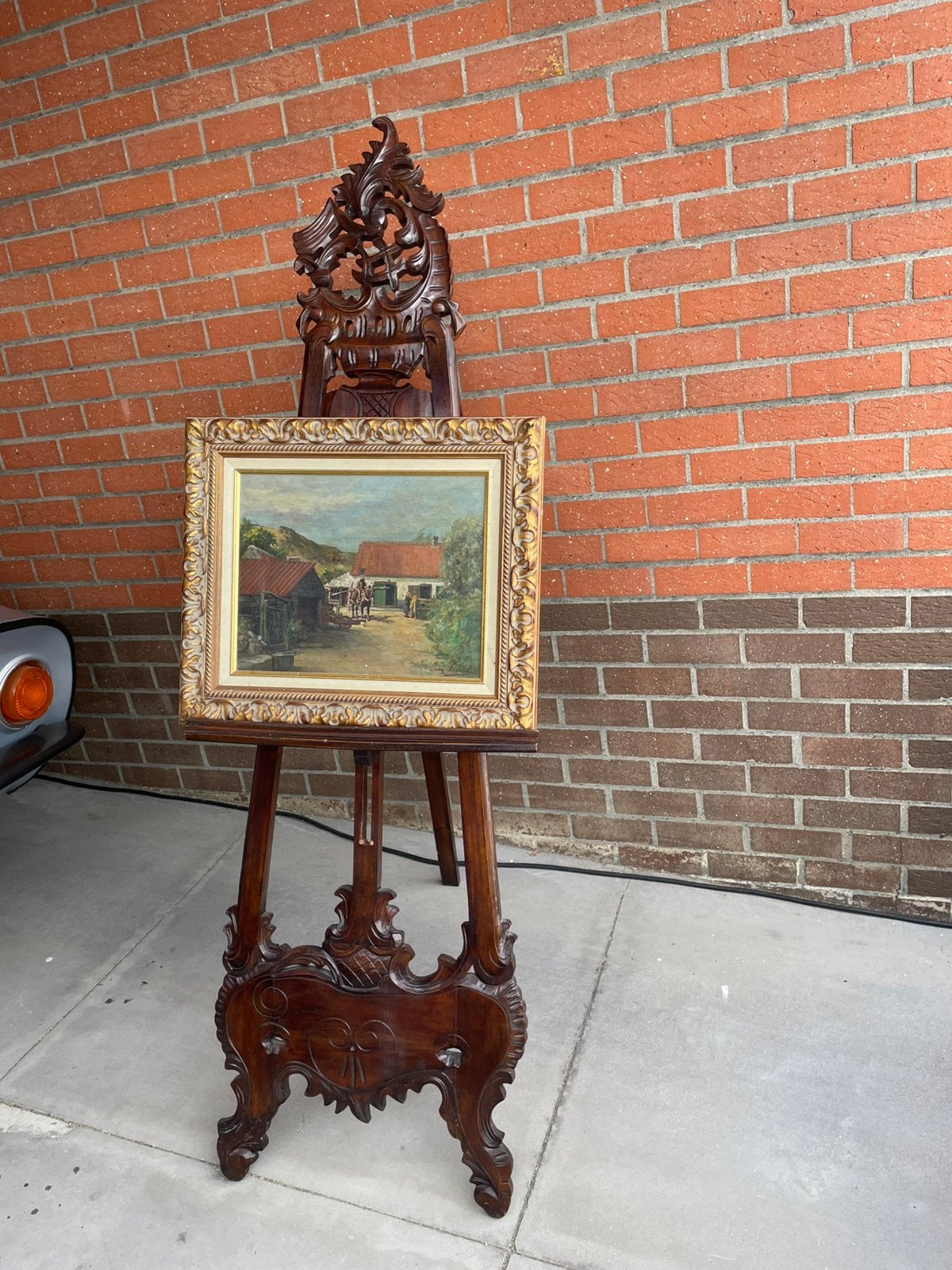 Chevalet &peinture, Enlèvement