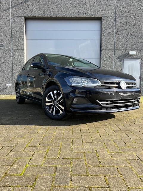 Volkswagen Polo 2019 / euro 6 / 1 jaar garantie, Auto's, Voorwielaandrijving, Stof, Zwart, 5 deurs