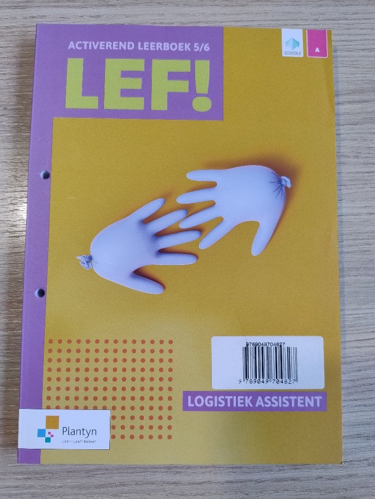 Activerend leerboek 5/6 LEF ! Logistiek assistent, Enlèvement ou Envoi, Neuf, Autres niveaux, Plantyn